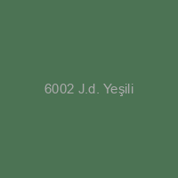 6002 J.d. Yeşili